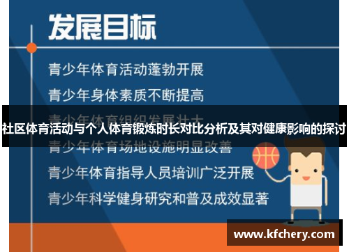 社区体育活动与个人体育锻炼时长对比分析及其对健康影响的探讨